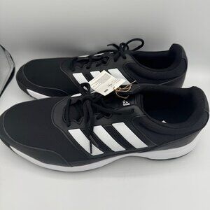 Adidas Men's Tech Response 2.0 Black & White Golf Shoes Size 15 NEW!!!